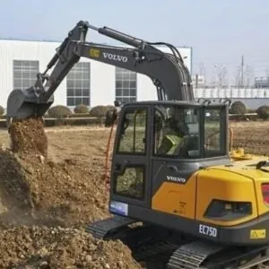 Excavadora usada pequeña Volvo EC75D