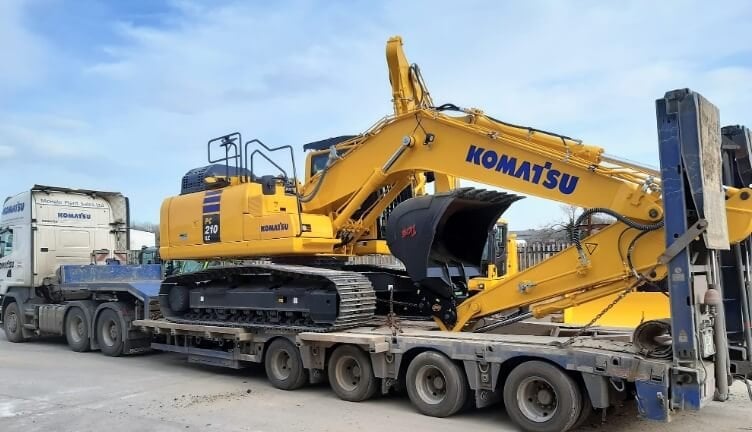 used Komatsu excavator delivery