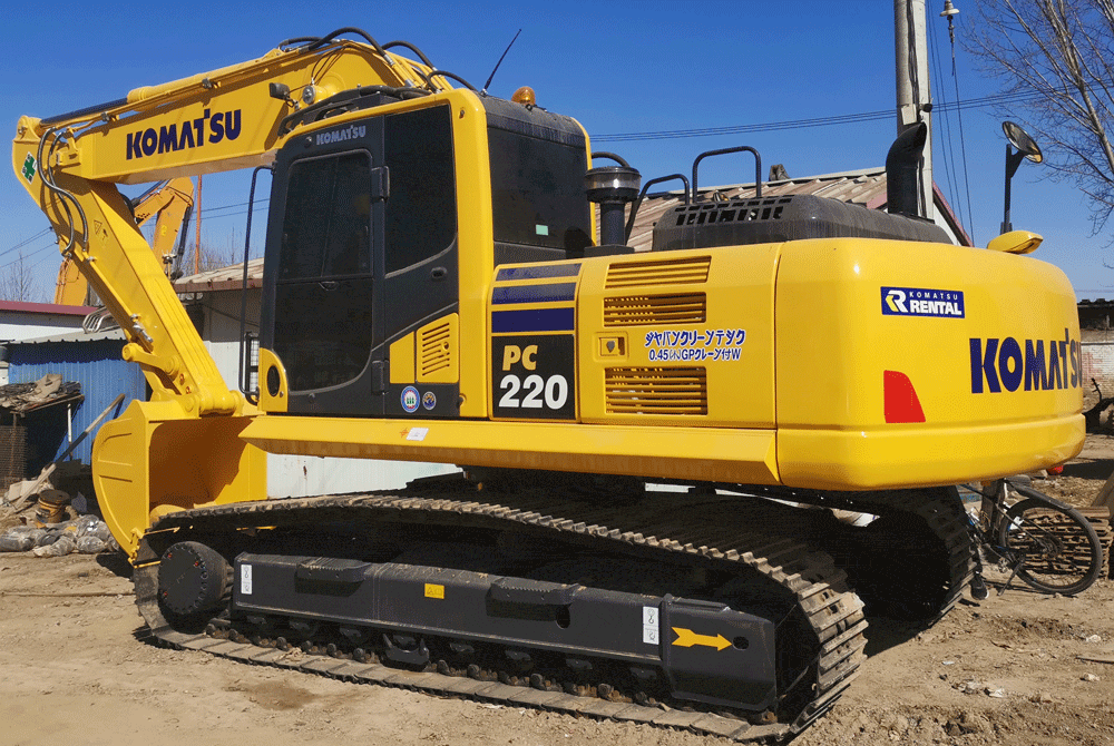 used Komatsu excavator for sale from china